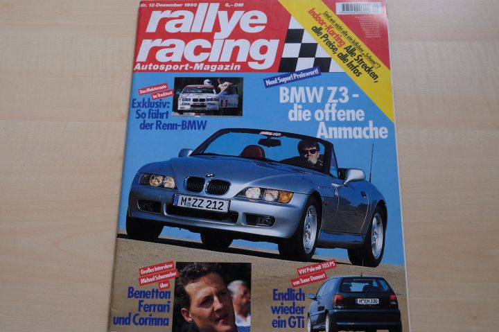 Deckblatt Rallye Racing (12/1995)